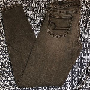 American Eagle black jeggins